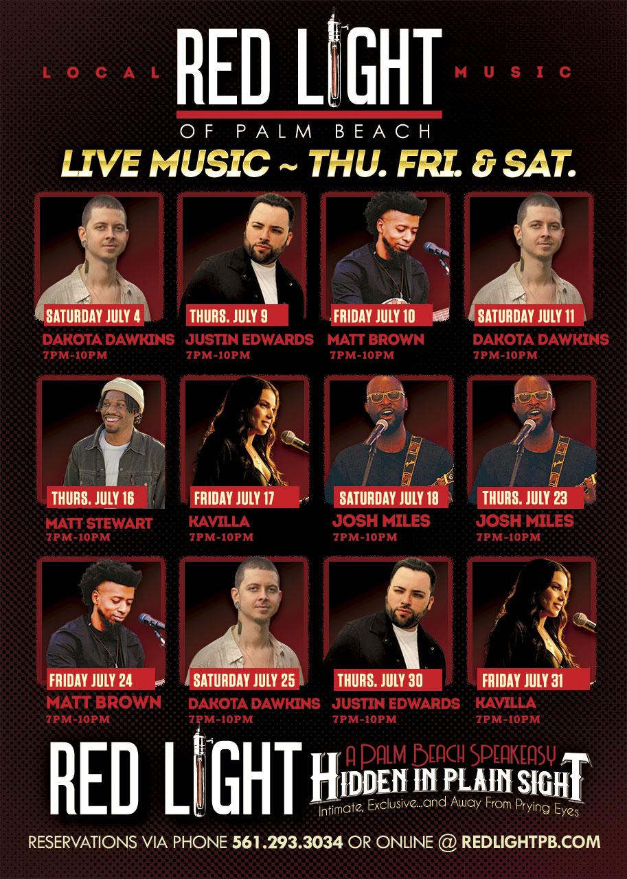 RedLight Live Music Schedule