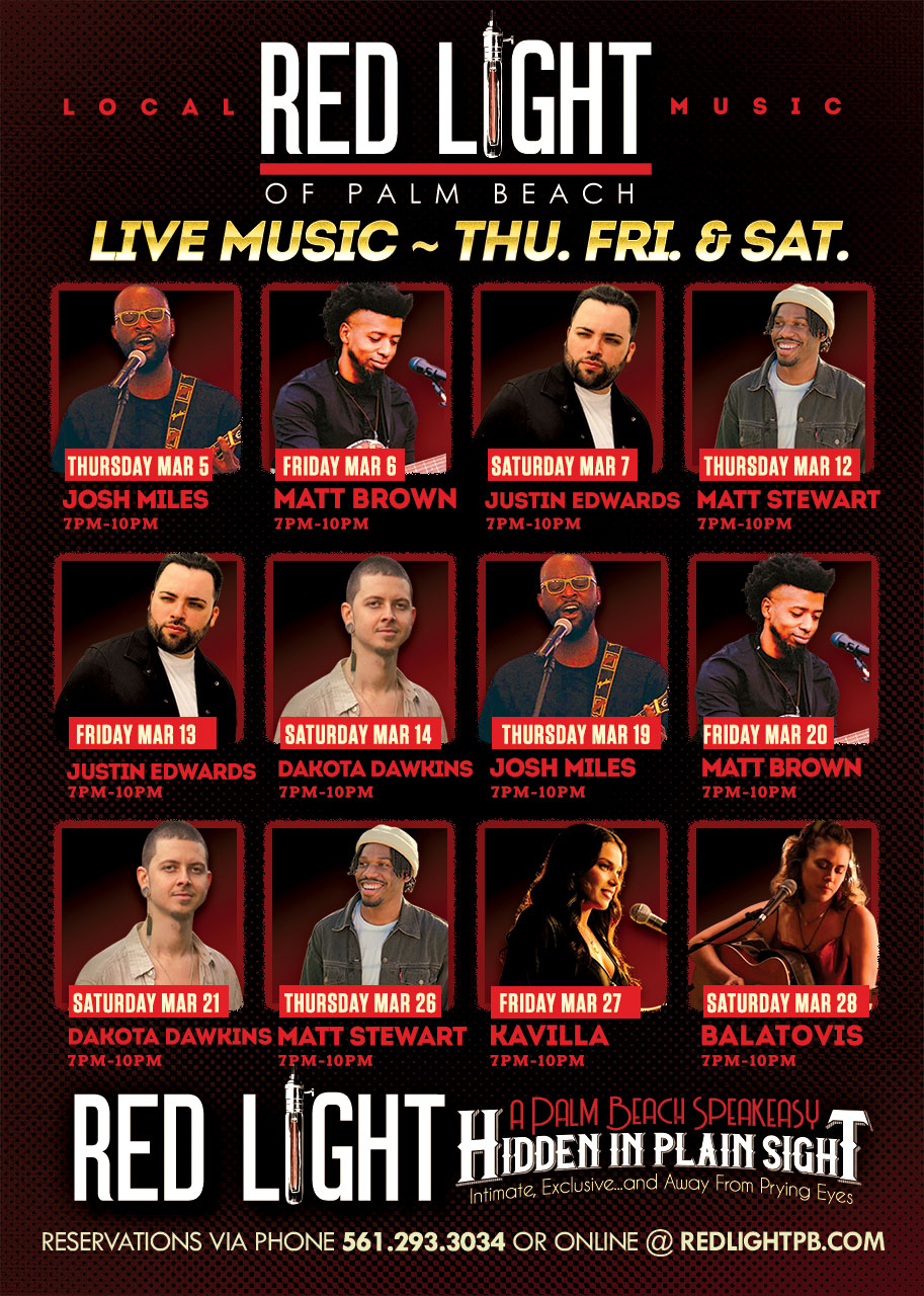 RedLight Live Music Schedule