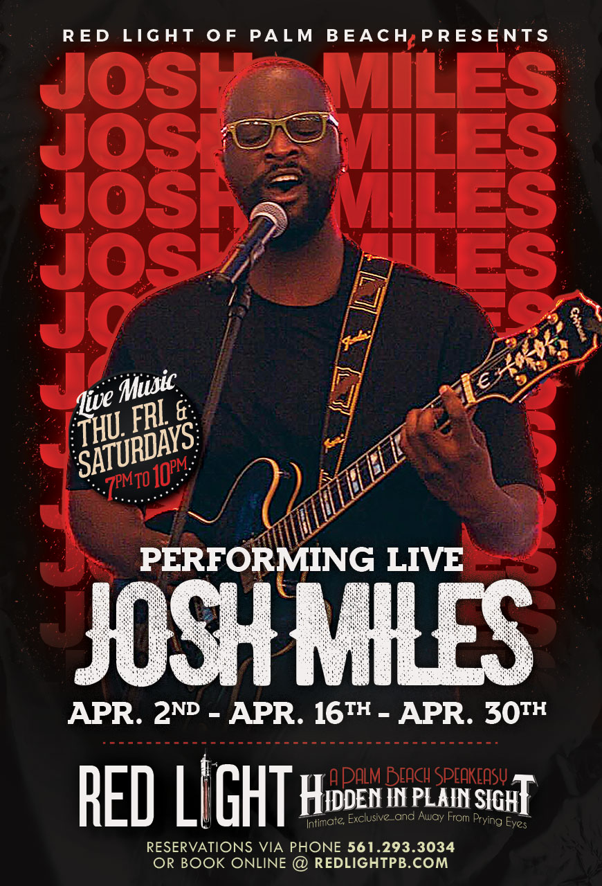 Josh Miles at Red Light Palm Beach