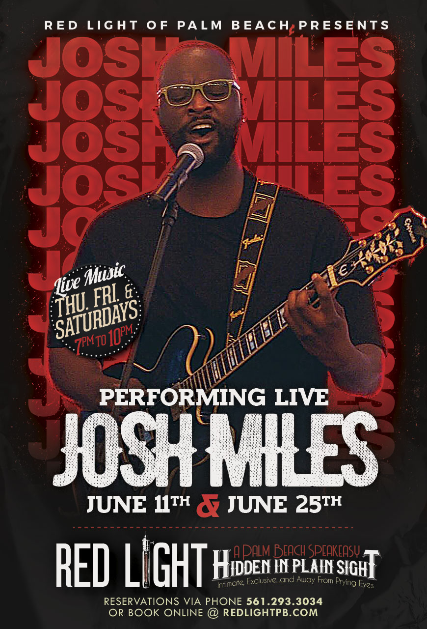 Josh Miles at Red Light Palm Beach