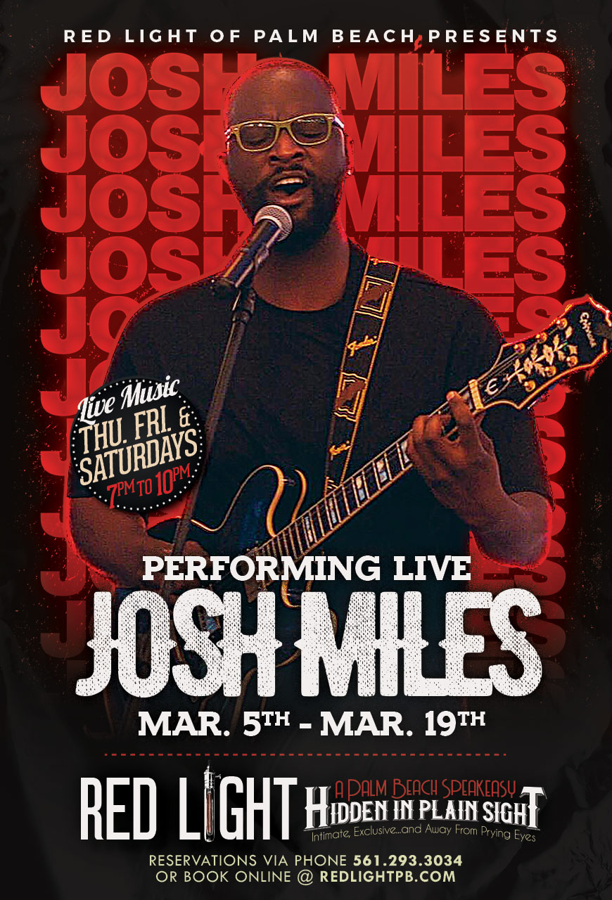 Josh Miles at Red Light Palm Beach
