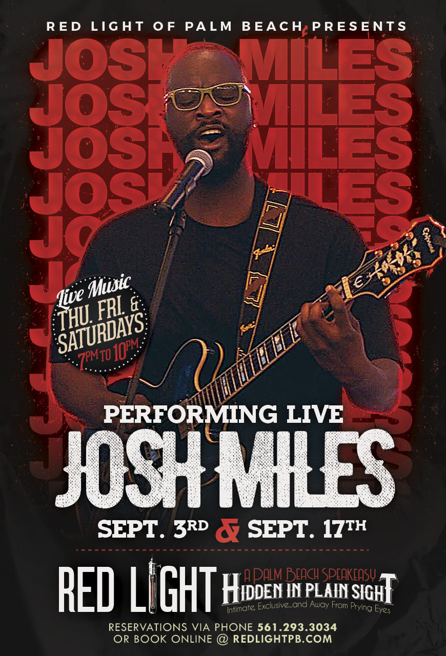 Josh Miles at Red Light Palm Beach